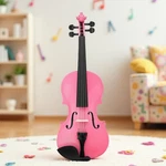 3/4 Size Beginner Acoustic Violin Set - Case Bow Rosin Student Pink. Fixed Price $59.99.
