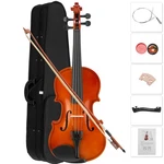 Glarry 1/4 Solid Wood Acoustic Violin+case+bow+rosin+shoulder Rest+string+tuner. Fixed Price $39.99.
