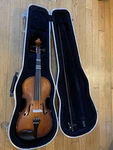 Knilling Bucharest Violin 3105T 3/4 Size With Bow, Rosin, Hard Case. Fixed Price $75.00.