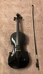 Barcus-berry Black Acoustic Violin 4-STRING Polished With Bow, Hard Case. Fixed Price $750.00.