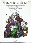 Koncertstucke .violin Duos. Trios And Quartettes For Learners By L. Traiger. Fixed Price $10.75.