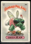 1985 Topps Garbage Pail Kids Series #39B Green Jean 2 Star** Glossy Back Ex. Fixed Price $12.80.