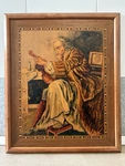 Fine Antique Old Italian 19TH C. Antonius Stradivarius Music Violin Painting. Fixed Price $1350.00.