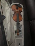 Nib Mendini Cecilio 4/4 Violin Outfit Red Ebony Beginner Kit. Fixed Price $40.00.