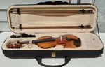 Cecilio Violin 4/4 Full Size Hand Oil Rub Highly Flamed Solidwood 95% Complete.. Fixed Price $110.00.