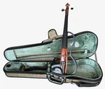 Yamaha Silent Violin SV-200 Blue With Case And Manual Tested Jp. Fixed Price $999.49.