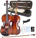 #deal 1/2 Size Violin Kits 4 String Ebony Flame Maple Spruce Wood For Beginning. Fixed Price $59.99.