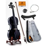 Black 4/4 Size Solid Maple Spruce Student Violin W Extras Beautiful Purfling. Fixed Price $64.99.