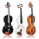 Glarry 4/4 Solid Violin+case+bow+rosin+shoulder Rest+tuner Redwood Accessor. Fixed Price $59.52.