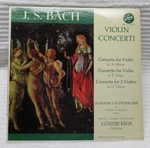 J.s. Violin Concerti Susanne Lautenbacher Gunter Kehr 12" Vinyl Record. Fixed Price $19.95.