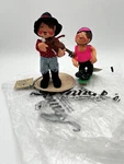 Annalee Dolls Nashville Boy Playing Violin 1995 W/ Original Tag And Skateboarder. Fixed Price $21.99.