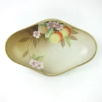 Antique Japanese Nippon Hand Painted Bowl Peaches Fruit & Pink Floral 1914-1921. Fixed Price $47.49.