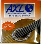 Axl PG-950 Silver Wound Steel Core Bajo Sexto String Set (.024 .092) 25-92. Fixed Price $15.90.