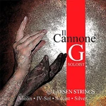 Larsen Cannone Soloist Violin String 4/4 Silver Wound, Medium Gauge, Ball End. Fixed Price $28.50.