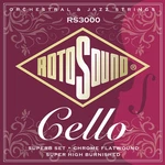 Rotosound RS3000 Chrome Flatwound Cello String Set, 22-63. Fixed Price $29.95.