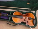 Antonius Stradivarius Copy Faciebat Cremona 1713 Violin / Case & Bow C2. Fixed Price $250.00.