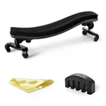 Ergonomic Violin Shoulder Rest 3/4 4/4 Adjustable W/ Eva Soft Pad Silicone Feet. Fixed Price $14.39.