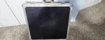 Heavy Duty Ata Roadie Case With Extendable Luggage Handle Wheels. Fixed Price $350.00.