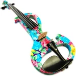 Kinglos Electric (silent) Violin "flower" Model: DSZA-1002. Fixed Price $219.00.