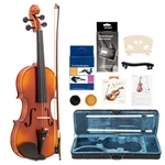 Glarry 4/4 Spruce Panel Violin Bright Natural Wood Back Side Plate ,case. Fixed Price $100.56.