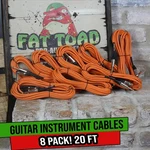 20FT Guitar Wires Bundle Studio Audio Recording Cables Bass Keyboard Amplifier. Fixed Price $56.00.