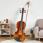 3/4 Size Beginner Acoustic Violin Set - Natural Case Bow Rosin Student. Fixed Price $62.99.
