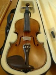 Adagio Violin Good Condition With Shoulder Rest And Case EM-130 4/4 Scale. Fixed Price $127.00.