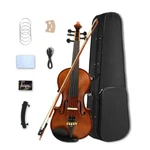 Professional 4/4 Acoustic Electric Violin 5STRING Maple Spruce Solid Wood Brown. Fixed Price $156.00.