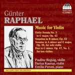 Gunter Raphael: Music For Violin (cd) Album (uk Import). Fixed Price $26.80.