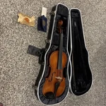 J. Balaton Violin With Bow And Case. Fixed Price $300.00.