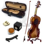 High Quality SKYVN611 Full Size Hand Carved Artist Violin Antique Style. Fixed Price $499.99.