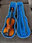 1993 Erich Pfretzschner 15 Inch Viola Stradivarius Copy W/bow And Hard Case. Fixed Price $225.00.