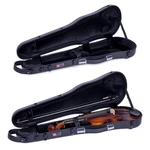 Crossrock Poly Carbon For 4/4 Violins Anti-scratch Shaped Flight Case-black. Fixed Price $228.99.