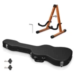 Xcceries Electric Guitar Wood Case For Stratocaster Style W/ Stand. Fixed Price $119.90.