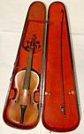 Antique 3/4 Violin With Case & Bow No Label For Restoration. Fixed Price $89.00.
