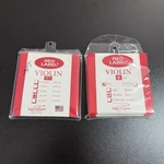 Violin String Set Red Label Super Sensitive Medium And 1/2 Size. Fixed Price $50.00.