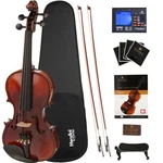 Violin 3/4 Solid Wood Black Case Tuner Bow Mendini Cecilio. Fixed Price $299.99.