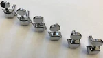 Bonus Buy - Peavey Chrome Trapezoid Guitar Metal Machine Tuner Nos (set Of 8!). Fixed Price $30.00.