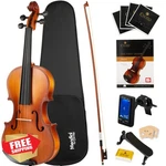 Mendini 3/4 Violin Satin Antique Beginner Kit. Fixed Price $186.03.