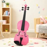 1/4 Size Kids Beginner Acoustic Violin Set - Pink Case Bow Rosin Student. Fixed Price $55.99.
