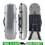 4/4 Violin Case Hard Light Carbon Fiber Music Sheet Bag Backstraps Code Lock New. Fixed Price $119.00.