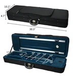New 4/4 Size Student Music Fashionable Violin Case Black Color. Fixed Price $29.99.