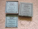 3 Viola "a" Strings, Wm Lewis &son - Rao, Chicago. Fixed Price $11.21.