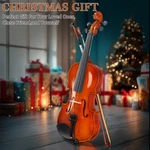 Hot 4/4 Maple Wood Acoustic Violin W/case + Bow Rosin Strings High Quality. Fixed Price $44.79.