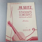 Fr. Seitz Student's Concerto Sheet Music Violin Piano Carl Fischer. Fixed Price $5.83.
