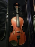 Gliga Ii (2) Violin 4/4 Outfit Dark Antique Finish Inc Bow & Case Romanian Made. Fixed Price $747.86.