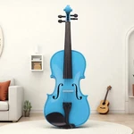 4/4 Full Size Beginner Acoustic Violin Set - Sky Blue Case Bow Rosin Student. Fixed Price $62.99.