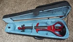 Lightly Used Cecilio Electric Violin Model HVPV-30 W Hard Case 23" Long. Fixed Price $35.00.