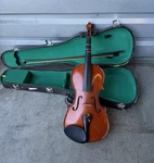 Vintage Stradavarius Style 4/4 Violin W/case & Bow Missing Parts. Fixed Price $199.99.