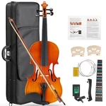 Acoustic Violin 4/4 Full Size With Case And Bow Rosin For Xmas Gift/us. Fixed Price $46.68.